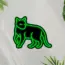 Cat V3 Neon Sign_Animals_Black_Mockup_Template01-green