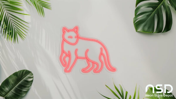 Cat V3 Neon Sign_Animals_Transparent_Mockup_Template01-red Cat V3 Neon Sign_Animals_Transparent_Mockup_Template01-red