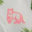 Cat V3 Neon Sign_Animals_Transparent_Mockup_Template01-red