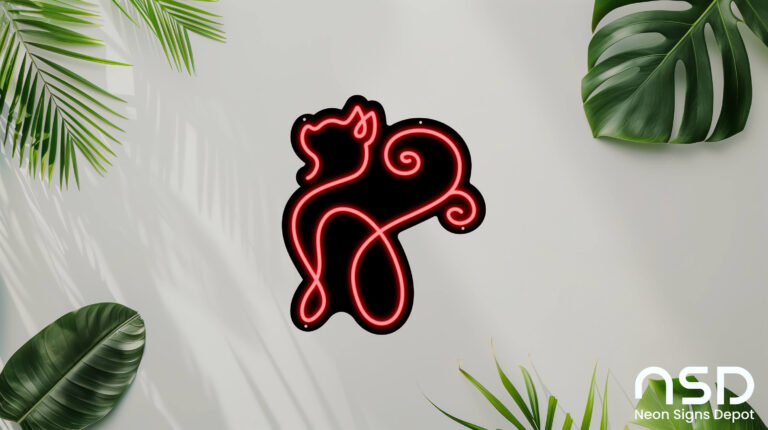Cat V4 Neon Sign neon sign