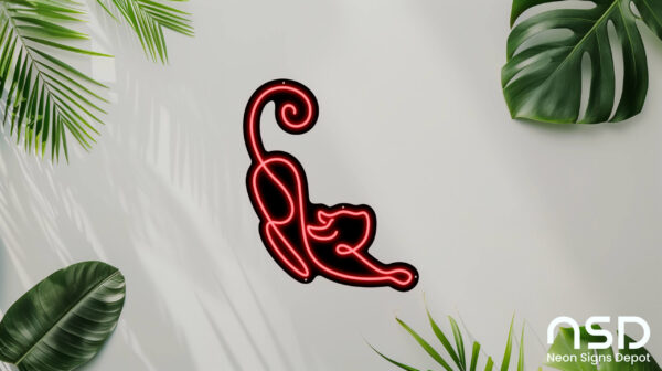 Cat V5 Neon Sign_Animals_Black_Mockup_Template01-red Cat V5 Neon Sign_Animals_Black_Mockup_Template01-red