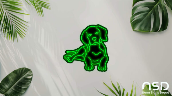 Beagles Dog V3 Neon Sign_Animals_Black_Mockup_Template01-green Beagles Dog V3 Neon Sign_Animals_Black_Mockup_Template01-green