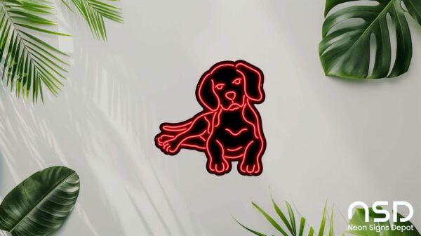 Beagles Dog V3 Neon Sign_Animals_Black_Mockup_Template01-red Beagles Dog V3 Neon Sign_Animals_Black_Mockup_Template01-red