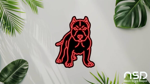 Bulldog V4 Neon Sign_Animals_Black_Mockup_Template01-red Bulldog V4 Neon Sign_Animals_Black_Mockup_Template01-red