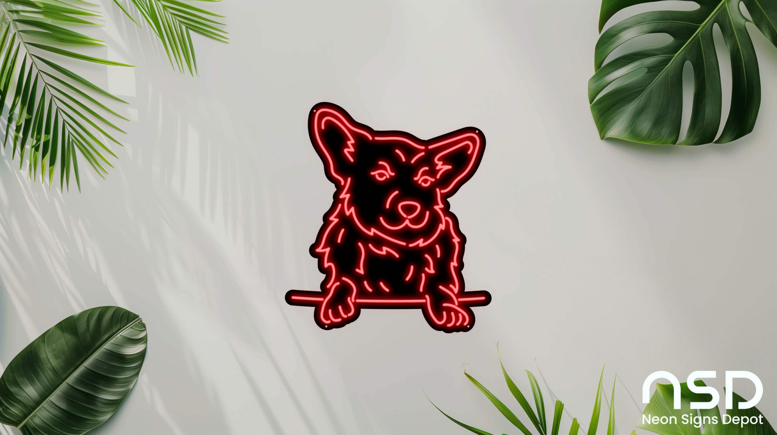 Corgis Dog V1 Neon Sign neon sign