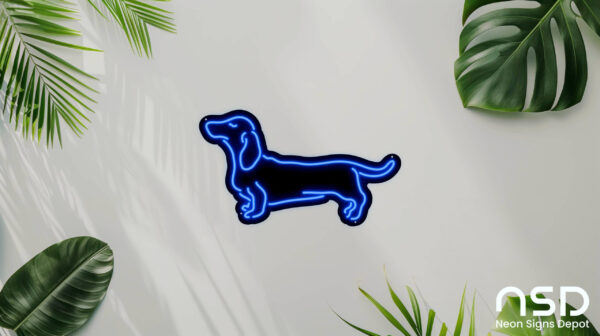 Dachshund Dog V1 Neon Sign_Animals_Black_Mockup_Template01-dark-blue Dachshund Dog V1 Neon Sign_Animals_Black_Mockup_Template01-dark-blue