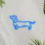 Dachshund Dog V1 Neon Sign_Animals_Transparent_Mockup_Template01-dark-blue
