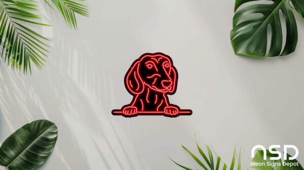 Dachshund Dog V4 Neon Sign Dachshund Dog V4 Neon Sign