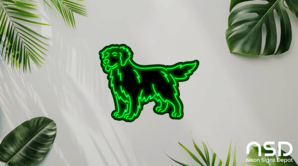 Golden Retriever Dog V1 Neon Sign_Animals_Black_Mockup_Template01-green Golden Retriever Dog V1 Neon Sign_Animals_Black_Mockup_Template01-green
