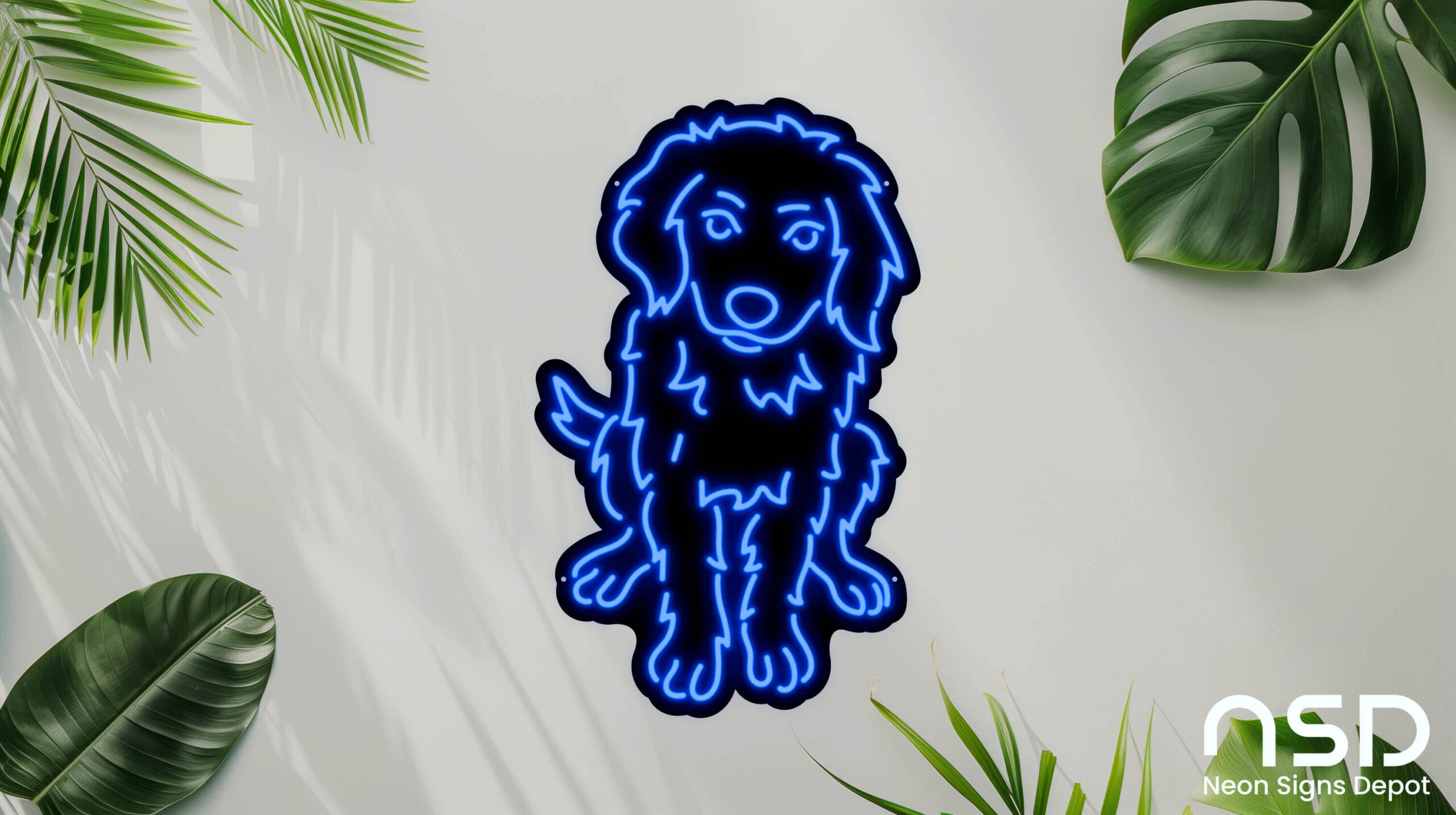 Golden Retriever Dog V2 Neon Sign neon sign