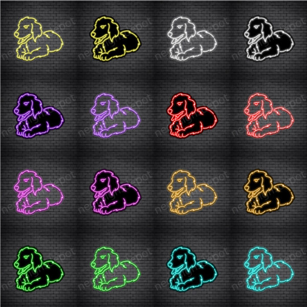 Golden Retriever Dog V3 Neon Sign Golden Retriever Dog V3 Neon Sign