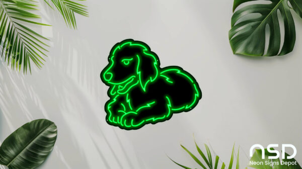 Golden Retriever Dog V3 Neon Sign Golden Retriever Dog V3 Neon Sign