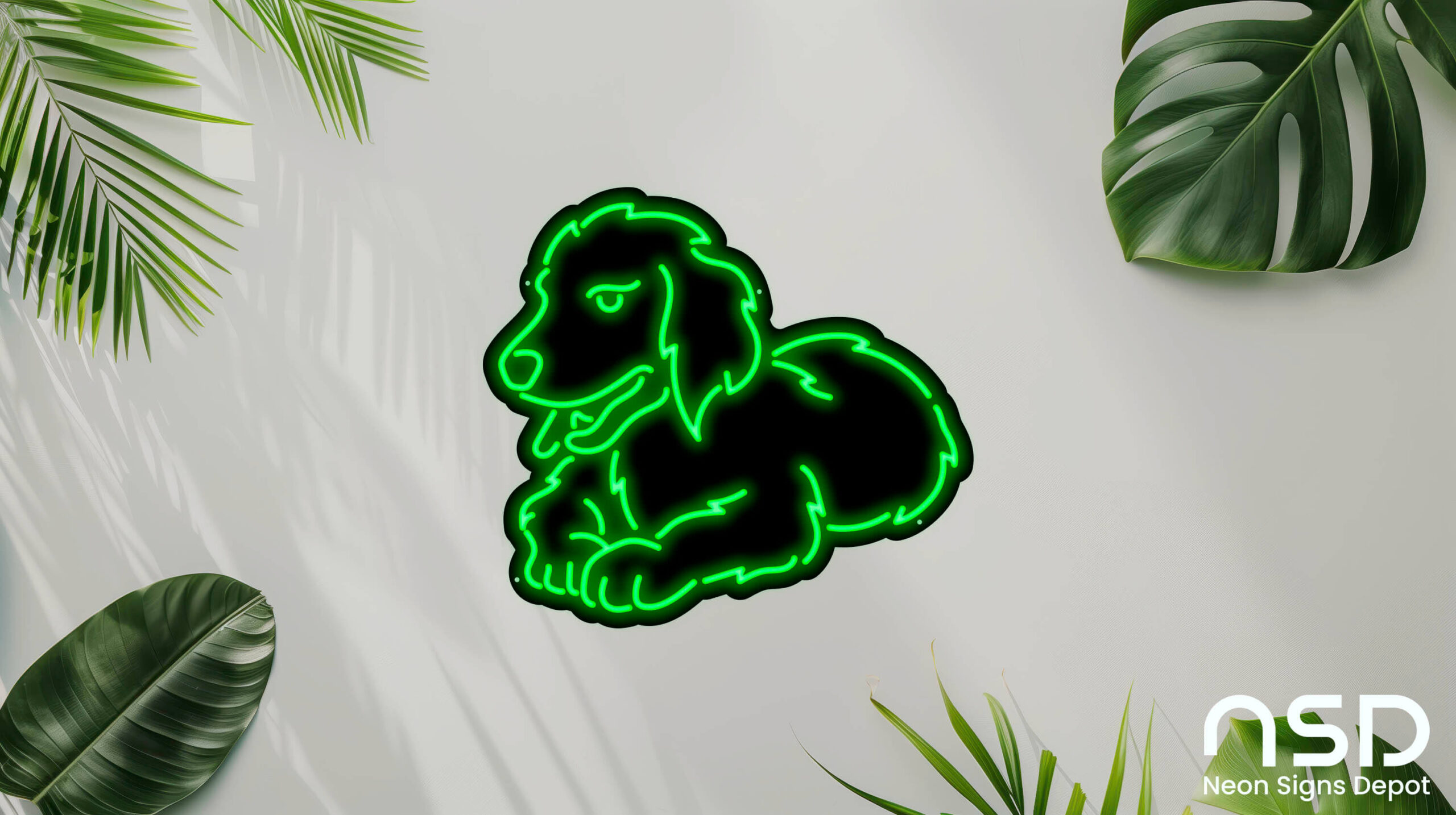 Golden Retriever Dog V3 Neon Sign neon sign