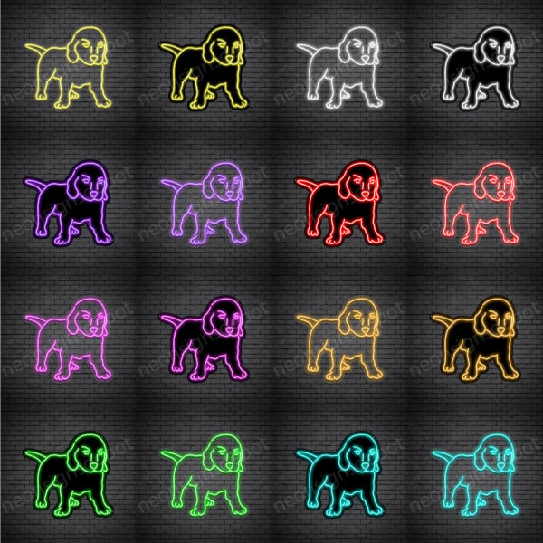 Labrador Retriever Dog V2 Neon Sign Labrador Retriever Dog V2 Neon Sign