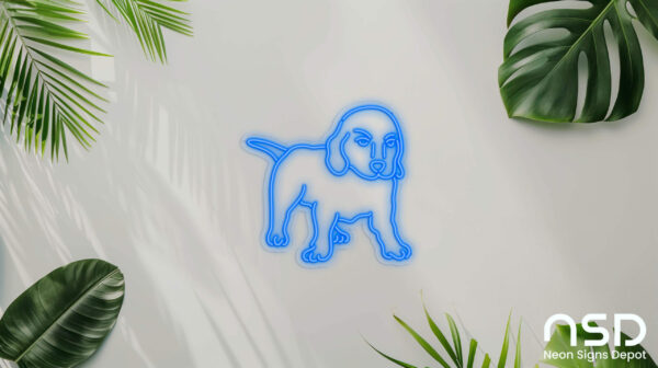 Labrador Retriever Dog V2 Neon Sign_Animals_Transparent_Mockup_Template01_blue Labrador Retriever Dog V2 Neon Sign_Animals_Transparent_Mockup_Template01_blue