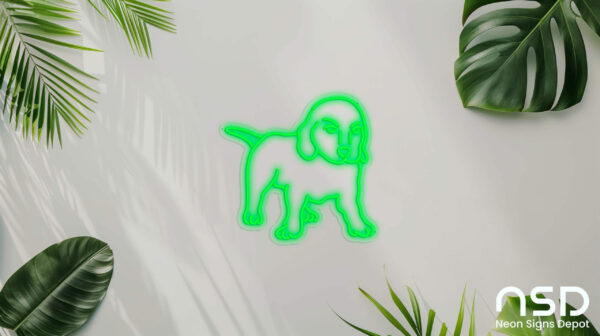 Labrador Retriever Dog V2 Neon Sign_Animals_Transparent_Mockup_Template01_green Labrador Retriever Dog V2 Neon Sign_Animals_Transparent_Mockup_Template01_green