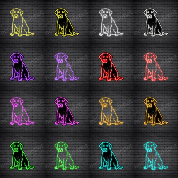 Labrador Retriever Dog V3 Neon Sign Labrador Retriever Dog V3 Neon Sign