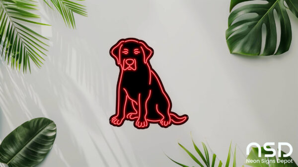 Labrador Retriever Dog V3 Neon Sign Labrador Retriever Dog V3 Neon Sign