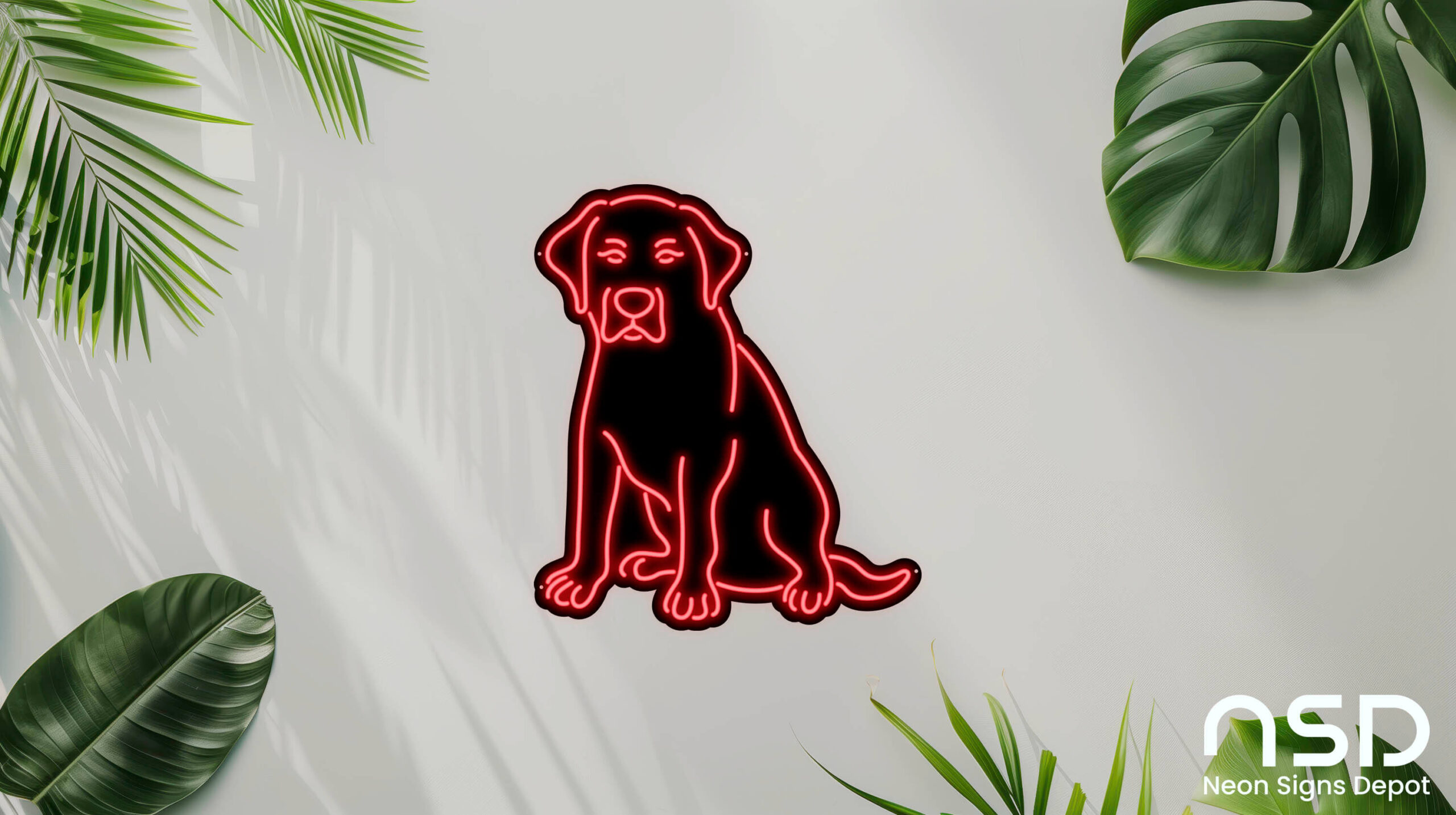 Labrador Retriever Dog V3 Neon Sign neon sign