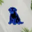 Labrador Retriever Dog V3 Neon Sign_Animals_Black_Mockup_Template01blue