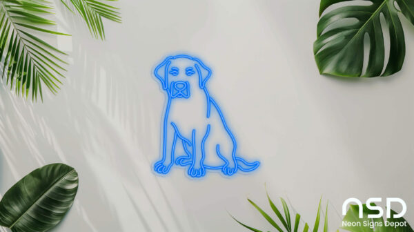 Labrador Retriever Dog V3 Neon Sign_Animals_Transparent_Mockup_Template01_blue Labrador Retriever Dog V3 Neon Sign_Animals_Transparent_Mockup_Template01_blue