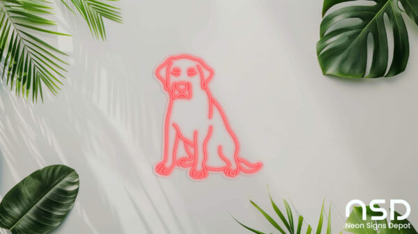 Labrador Retriever Dog V3 Neon Sign_Animals_Transparent_Mockup_Template01_red Labrador Retriever Dog V3 Neon Sign_Animals_Transparent_Mockup_Template01_red