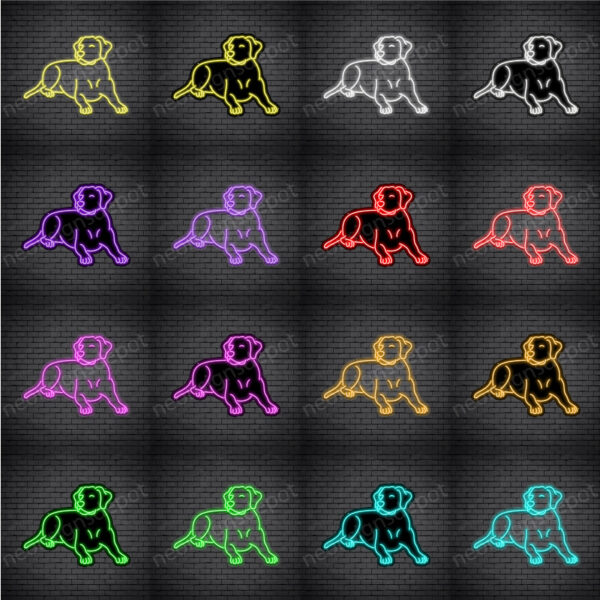 Labrador Retriever Dog V4 Neon Sign Labrador Retriever Dog V4 Neon Sign