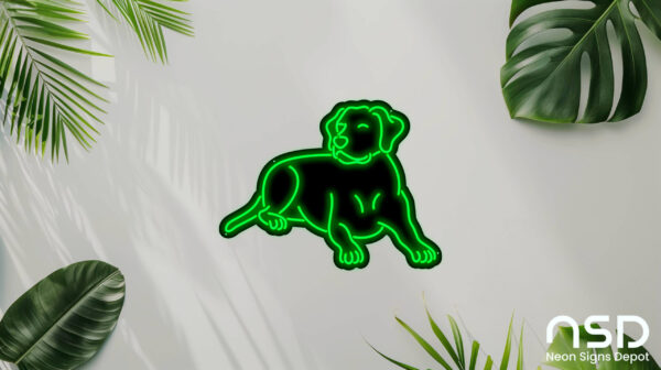 Labrador Retriever Dog V4 Neon Sign Labrador Retriever Dog V4 Neon Sign