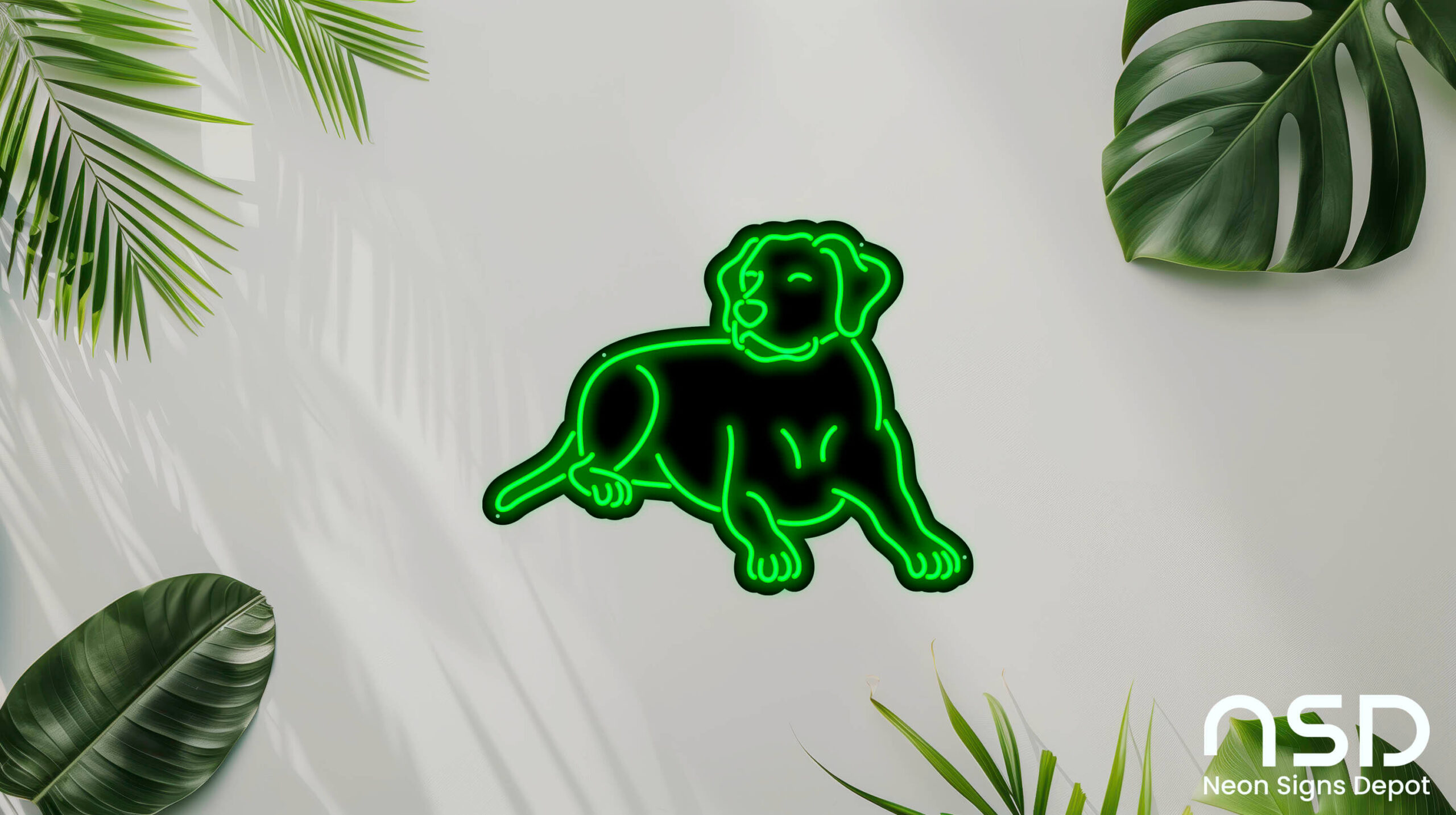 Labrador Retriever Dog V4 Neon Sign neon sign