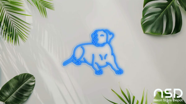 Labrador Retriever Dog V4 Neon Sign_Animals_Transparent_Mockup_Template01_blue Labrador Retriever Dog V4 Neon Sign_Animals_Transparent_Mockup_Template01_blue