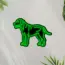 Labrador Retriever Dog V5 Neon Sign_Animals_Black_Mockup_Template01_green