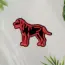 Labrador Retriever Dog V5 Neon Sign_Animals_Black_Mockup_Template01_red