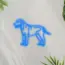 Labrador Retriever Dog V5 Neon Sign_Animals_Transparent_Mockup_Template01_blue