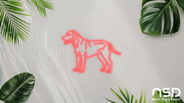 Labrador Retriever Dog V5 Neon Sign_Animals_Transparent_Mockup_Template01_red Labrador Retriever Dog V5 Neon Sign_Animals_Transparent_Mockup_Template01_red