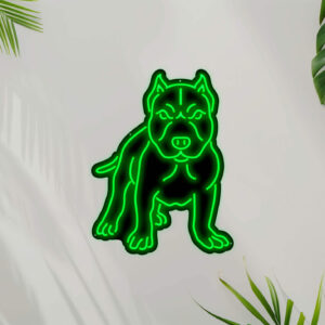 Pit Bull V4 Neon Sign