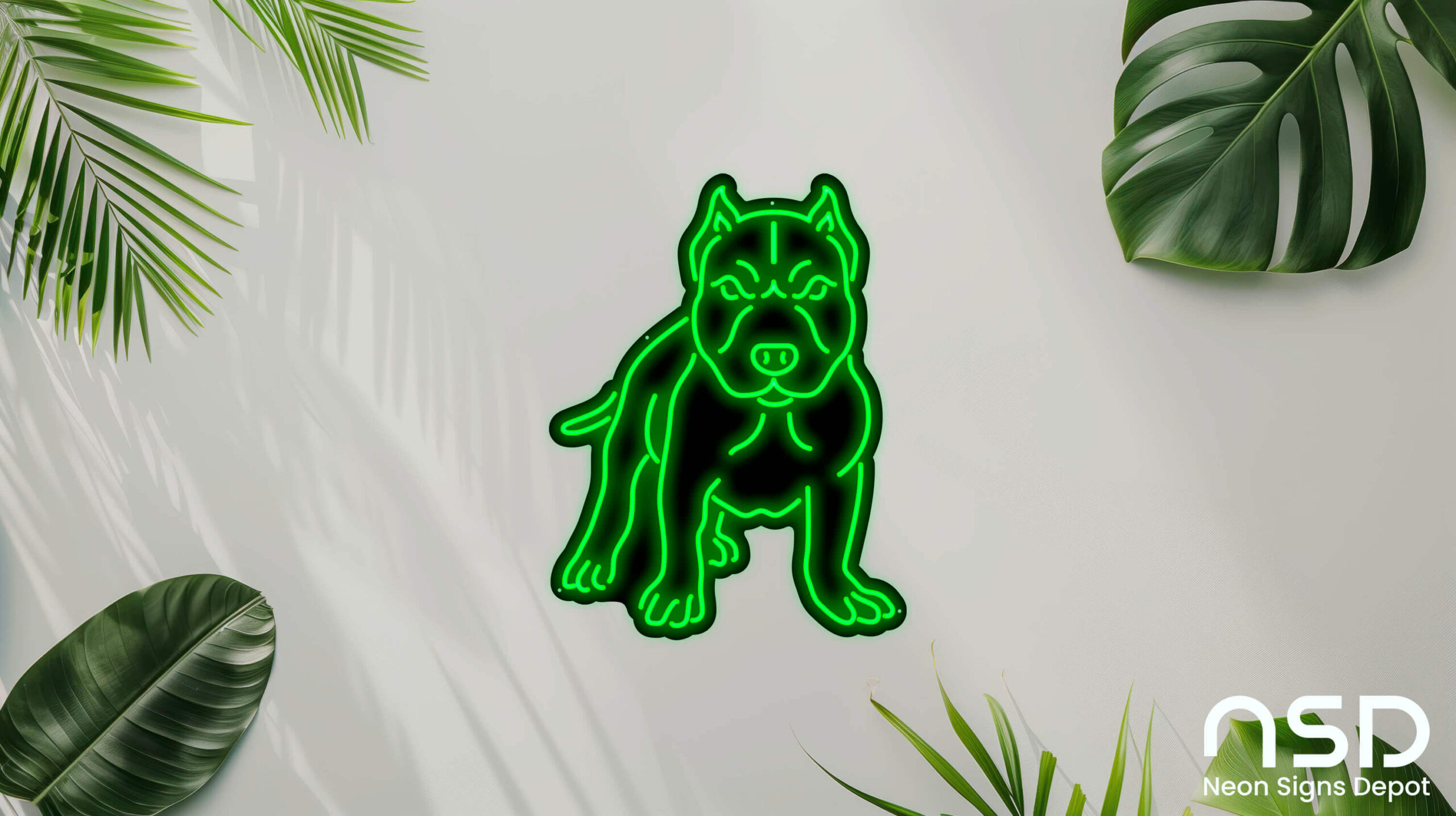 Pit Bull V4 Neon Sign neon sign