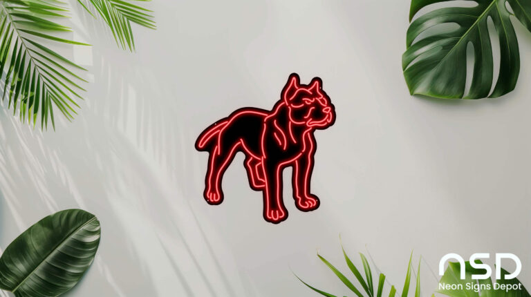 Pit Bull V5 Neon Sign