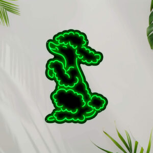 Poodle Dog V2 Neon Sign