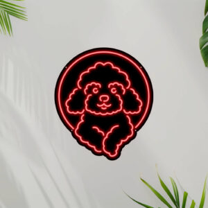 Poodle Dog V3 Neon Sign