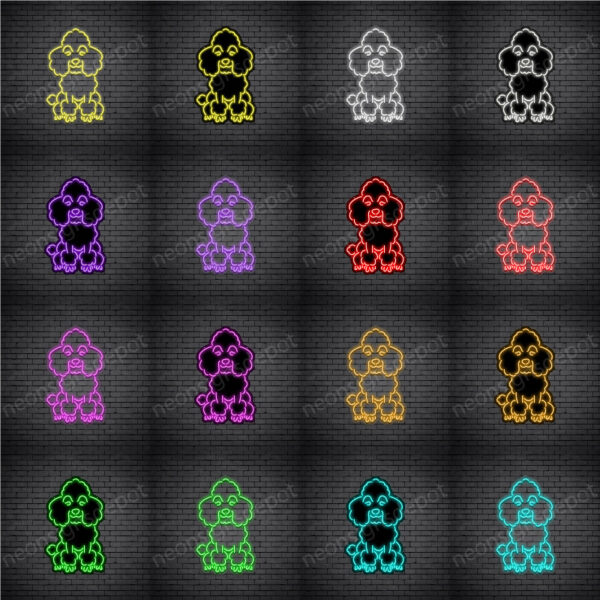Poodle Dog V4 Neon Sign Poodle Dog V4 Neon Sign