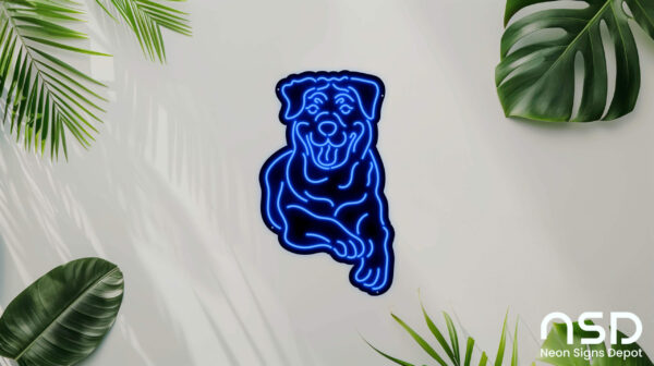 Rottweilers Dog V2 Neon Sign Rottweilers Dog V2 Neon Sign