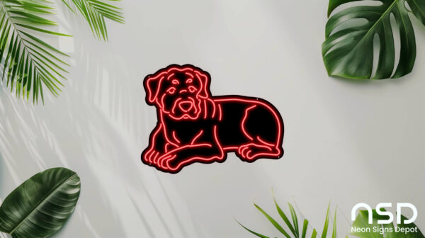 Rottweilers Dog V3 Neon Sign Rottweilers Dog V3 Neon Sign