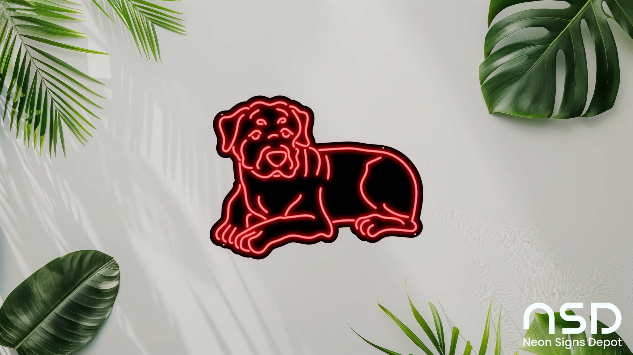 Rottweilers Dog V3 Neon Sign neon sign