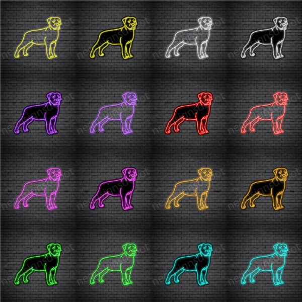 Rottweilers-Dog-V5-Neon-Sign Rottweilers-Dog-V5-Neon-Sign