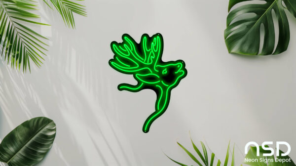 Deer V3 Neon Sign_Animals_Black_Mockup_Template01-green Deer V3 Neon Sign_Animals_Black_Mockup_Template01-green