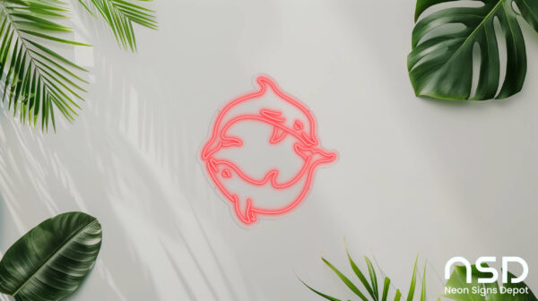 Dolphin V1 Neon Sign_Animals_Transparent_Mockup_Template01-red Dolphin V1 Neon Sign_Animals_Transparent_Mockup_Template01-red
