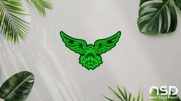 Eagle V3 Neon Sign_Animals_Black_Mockup_Template01-green Eagle V3 Neon Sign_Animals_Black_Mockup_Template01-green