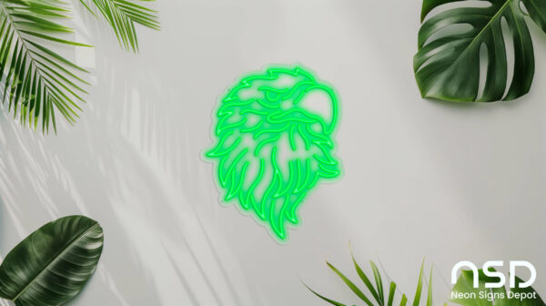 Eagle V5 Neon Sign_Animals_Transparent_Mockup_Template01-green Eagle V5 Neon Sign_Animals_Transparent_Mockup_Template01-green