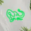 Elephant V3 Neon Sign_Animals_Transparent_Mockup_Template01_green