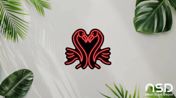 Flamingo V2 Neon Sign_Animals_Black_Mockup_Template01_red Flamingo V2 Neon Sign_Animals_Black_Mockup_Template01_red
